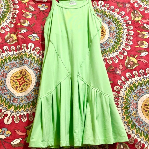 FILA RUFFLED HEM TENNIS DRESS IN MINT GREEN - Picture 2 of 6